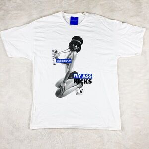 Adidas Originals Fly *** Kicks White T-Shirt Size XL Brand New with Tags Rare